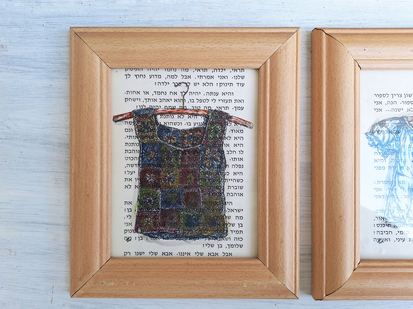 סט תמונות חולצה ואפודה