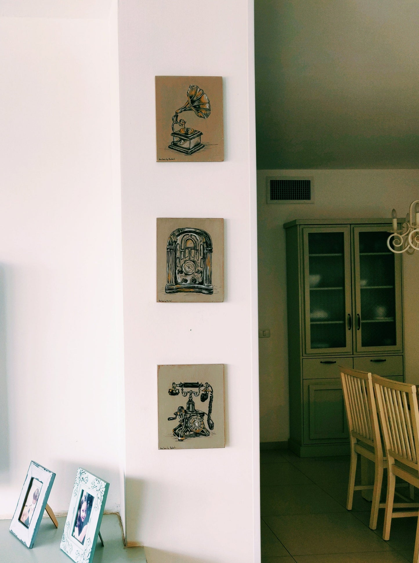 תמונה מעץ הדפס טלפון עתיק - rachelsfinelines