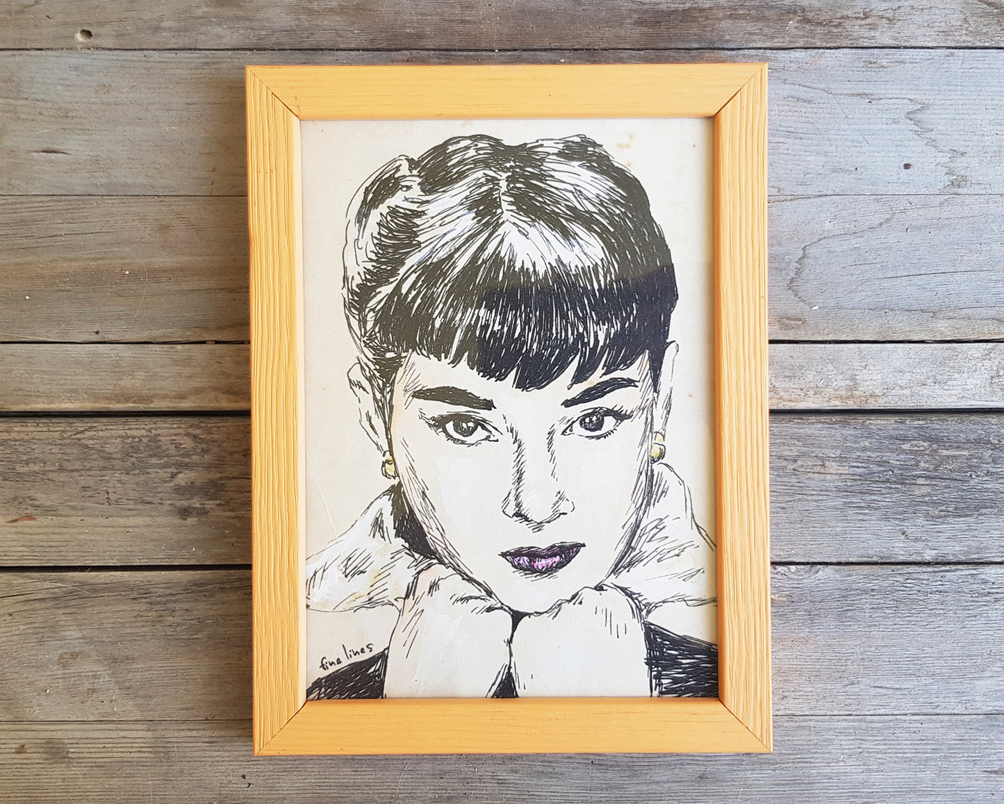 תמונה להדפסה ומיסגור אודרי הפבורן - rachelsfinelines