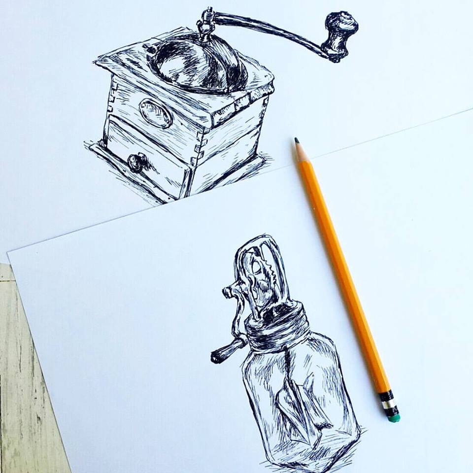 תמונה להדפסה ומסגור מחבצת חמאה עתיקה - rachelsfinelines