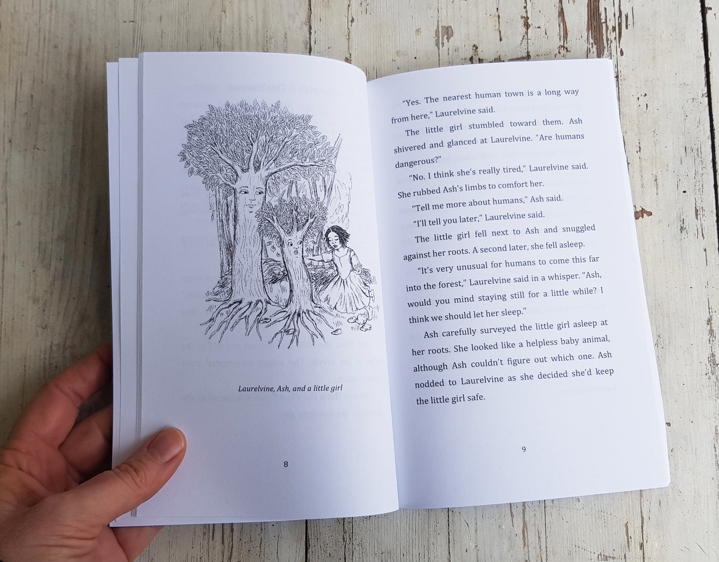 איור לספר בסגנון ריאליסטי - rachelsfinelines