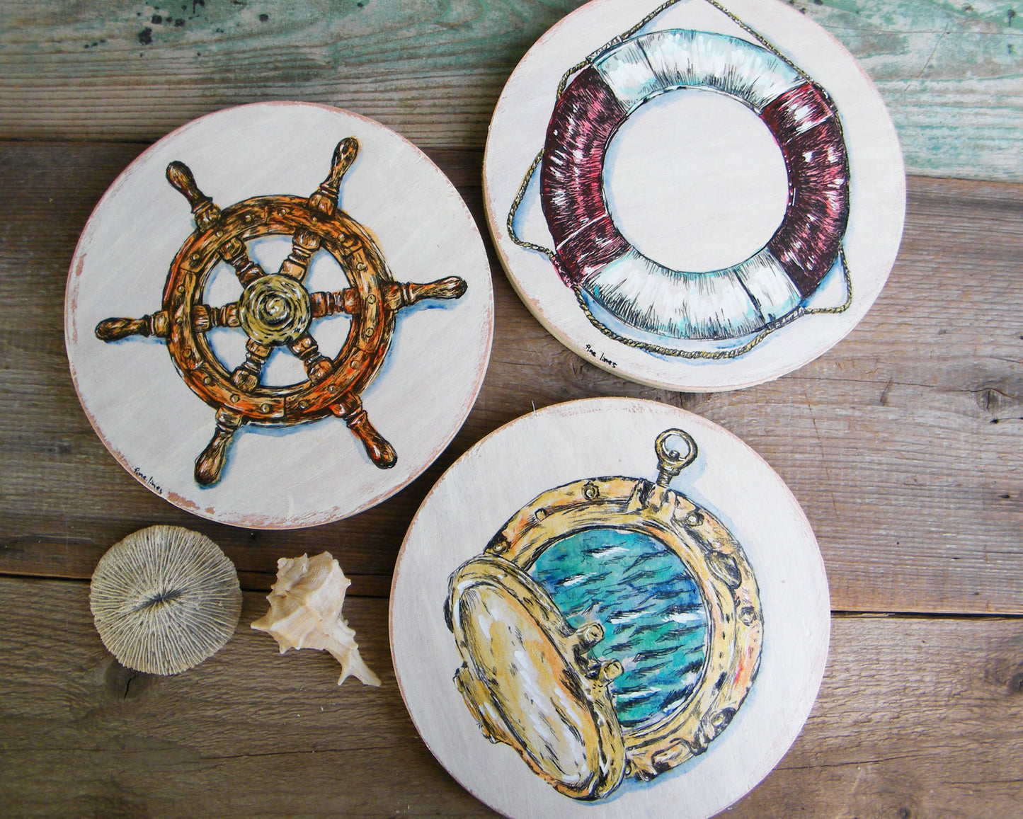 סט תמונות לבית אווירה של ים