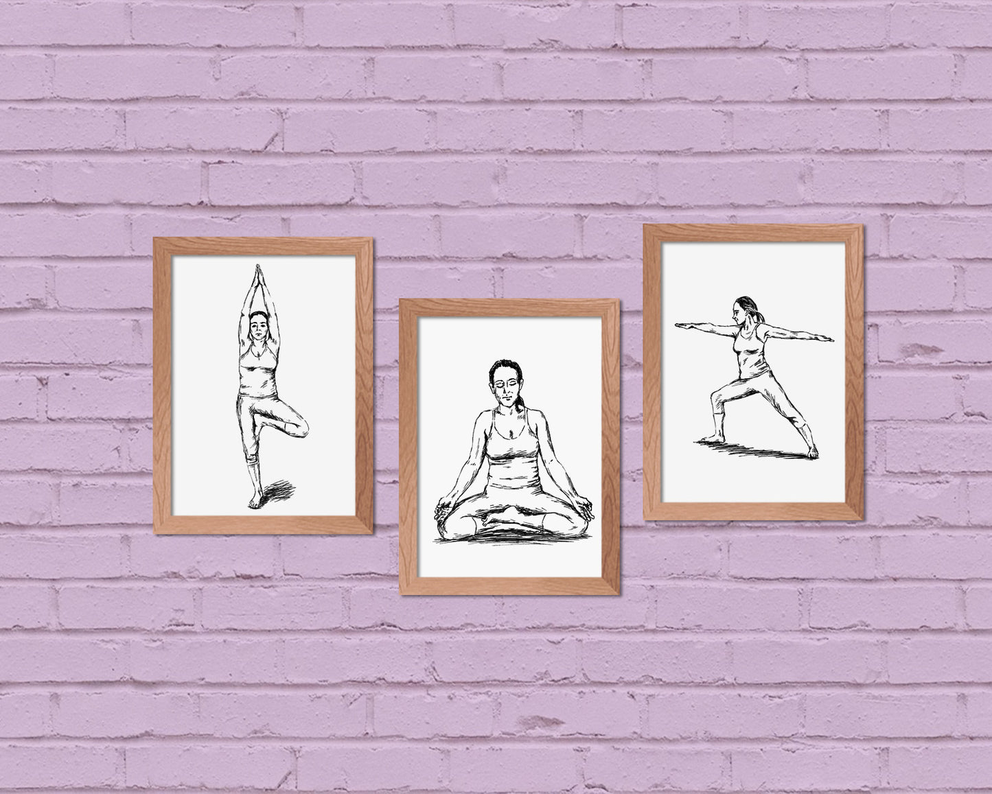 תמונה להדפסה יוגה תנוחת העץ - rachelsfinelines