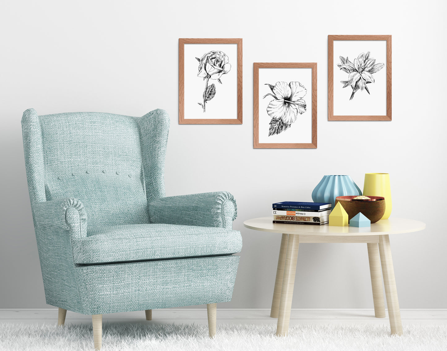 תמונה בוטנית להדפסה ורד - rachelsfinelines