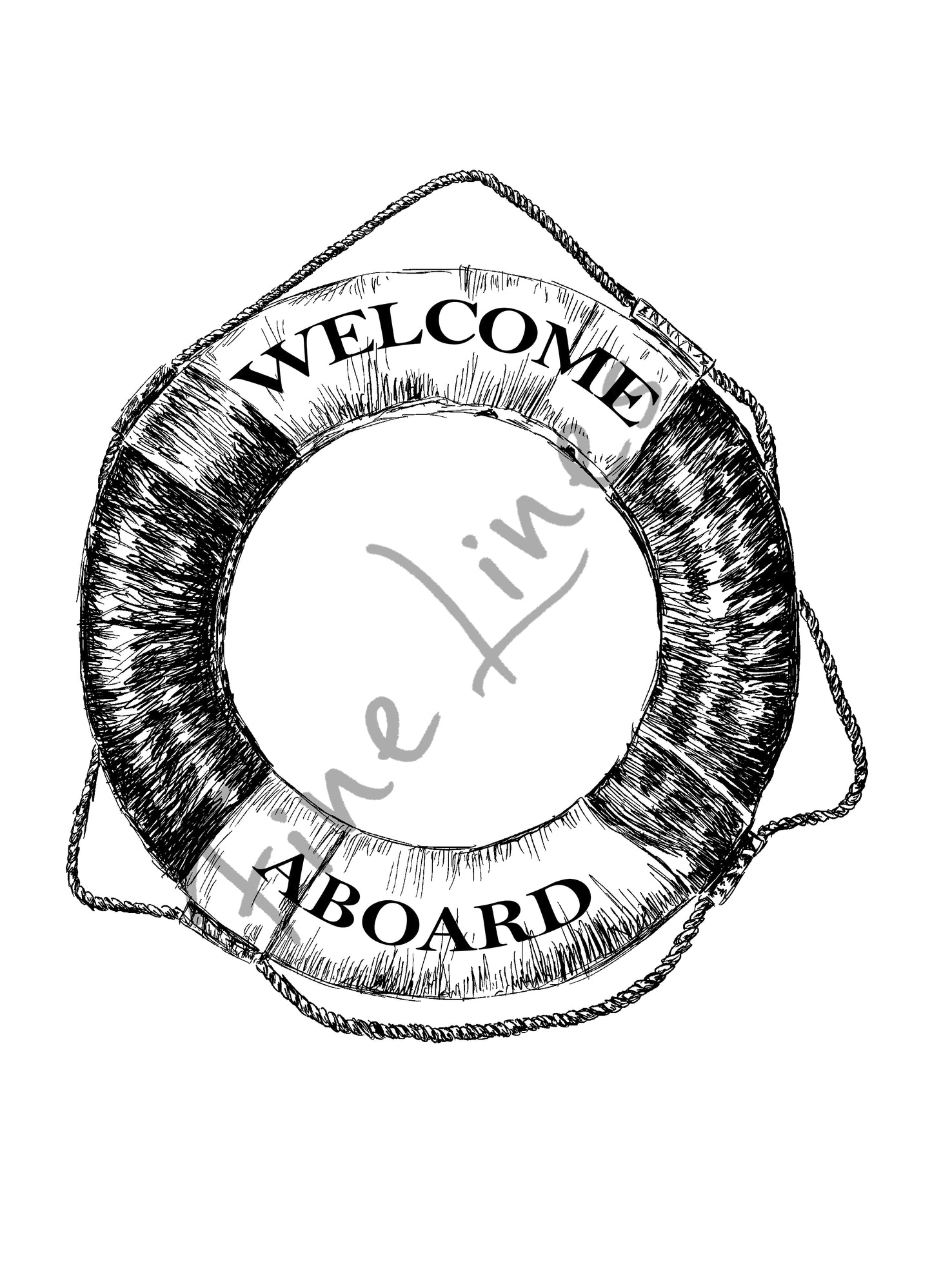 הדפס ימי גלגל הצלה