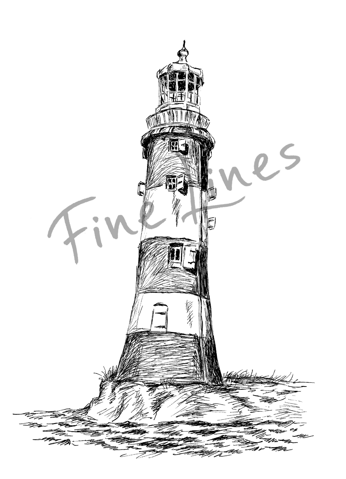 הדפס ימי מגדלור