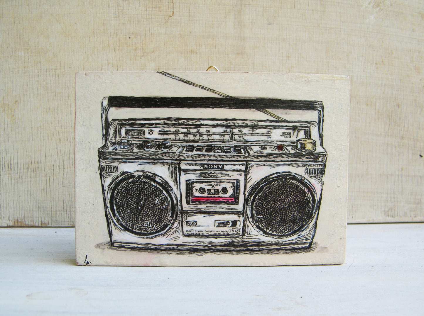 תמונה מיניאטורית הדפס טייפ משנות השמונים