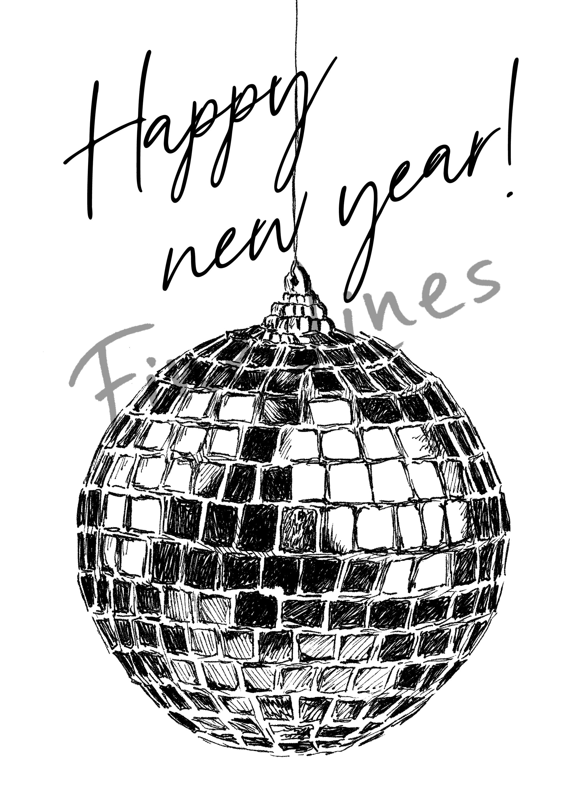 תמונה להדפסה Happy new year - rachelsfinelines
