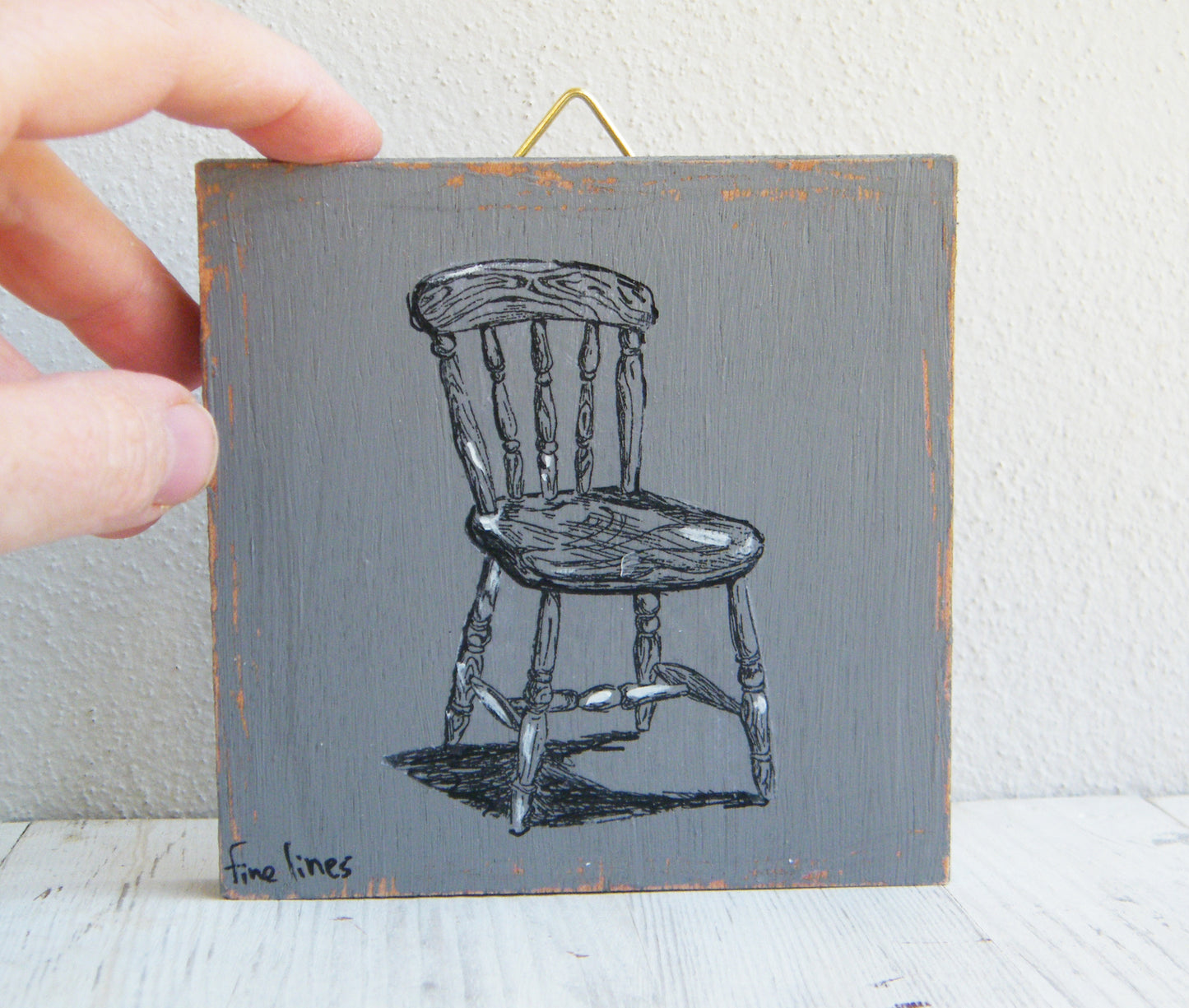 סט תמונות קטנות הדפס כסאות עתיקים - rachelsfinelines